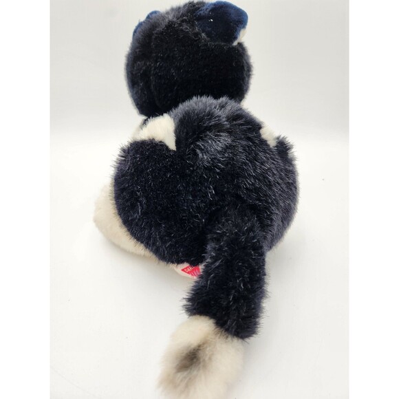Vintage 1988 Dakin Classique Siberian Husky Dog Plush Blue Eyes 11" - Picture 8 of 9